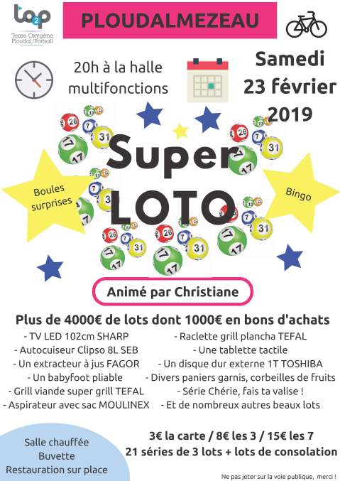Affiche finale Loto TO2P 2019