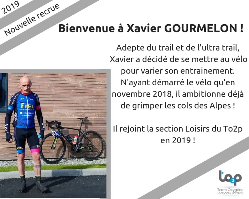 Bienvenue à Xavier Gourmelon